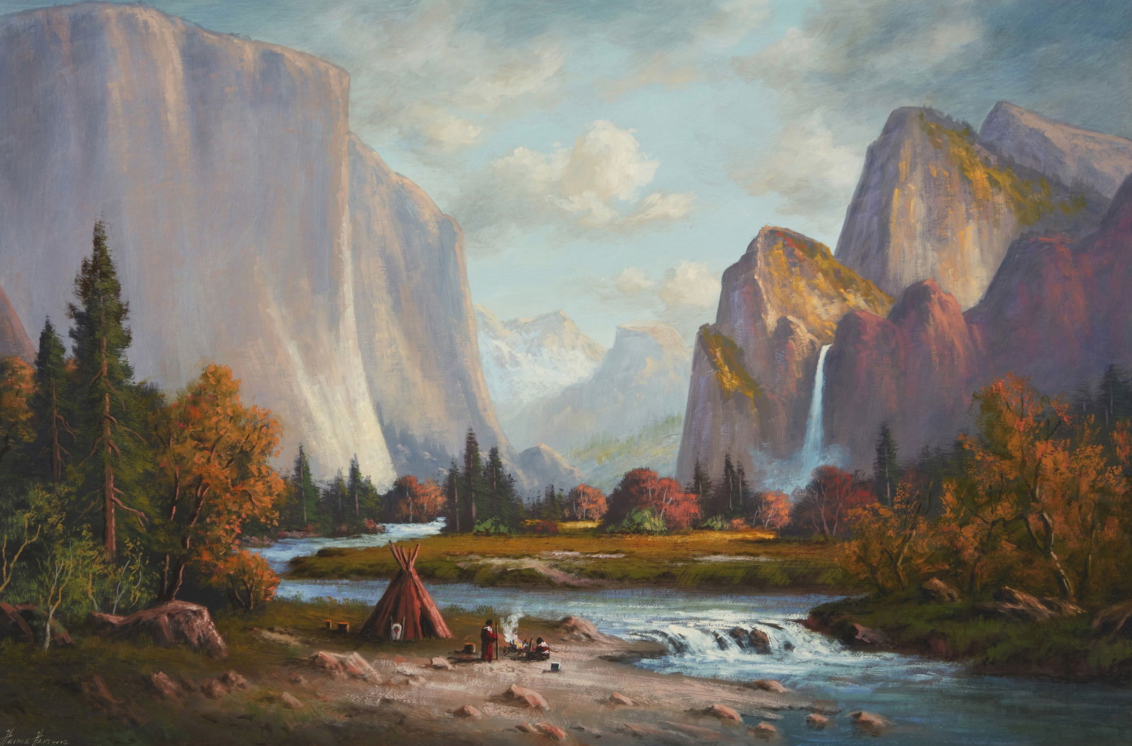 HEINIE HARTWIG (B. 1937), "YOSEMITE