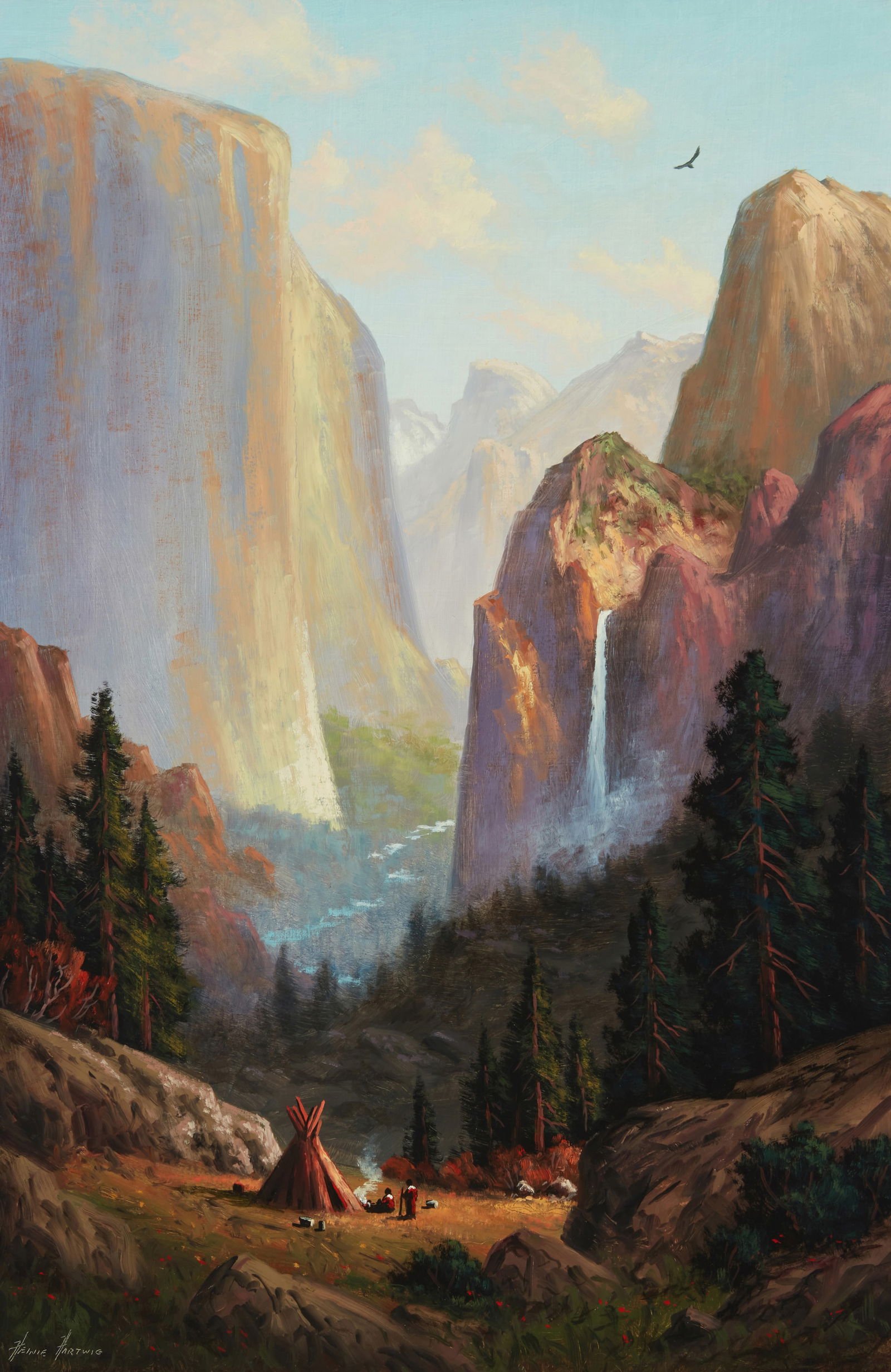 HEINIE HARTWIG (B. 1937), "YOSEMITE