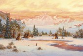 HEINIE HARTWIG LARGE OIL ON MA