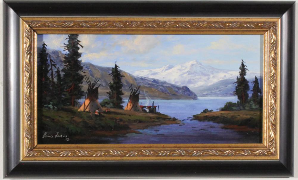 HEINIE HARTWIG OIL ON BOARDHEINIE