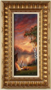 HEINIE HARTWIG OIL ON BOARDHEI