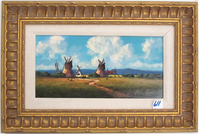 HEINIE HARTWIG OIL ON MASONITE An