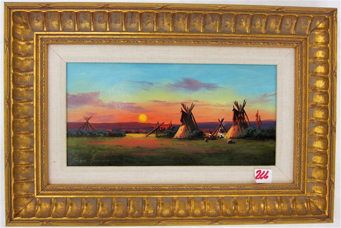 HEINIE HARTWIG OIL ON MASONITE