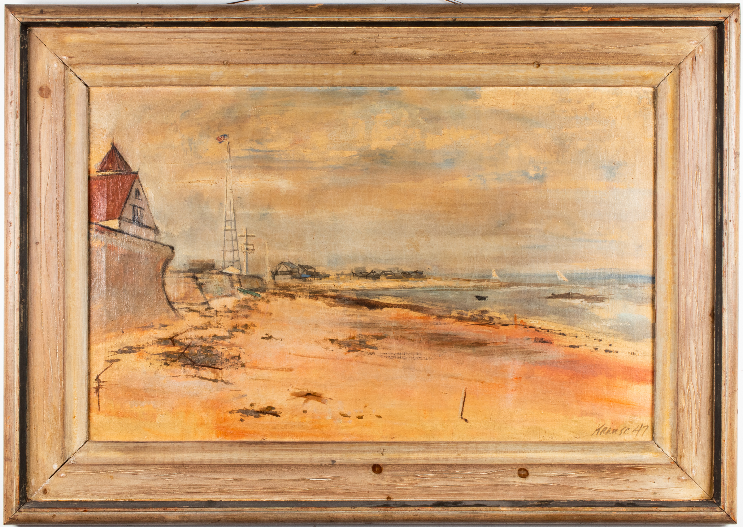 HEINRICK KRAUSE OIL ON CANVAS