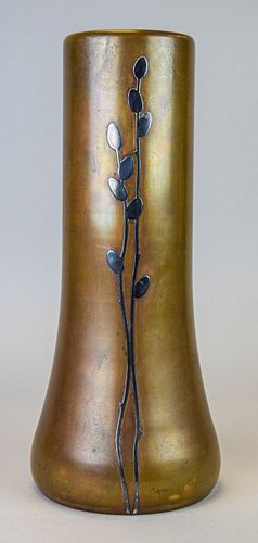 HEINTZ ART METAL STERLING ON BRONZE