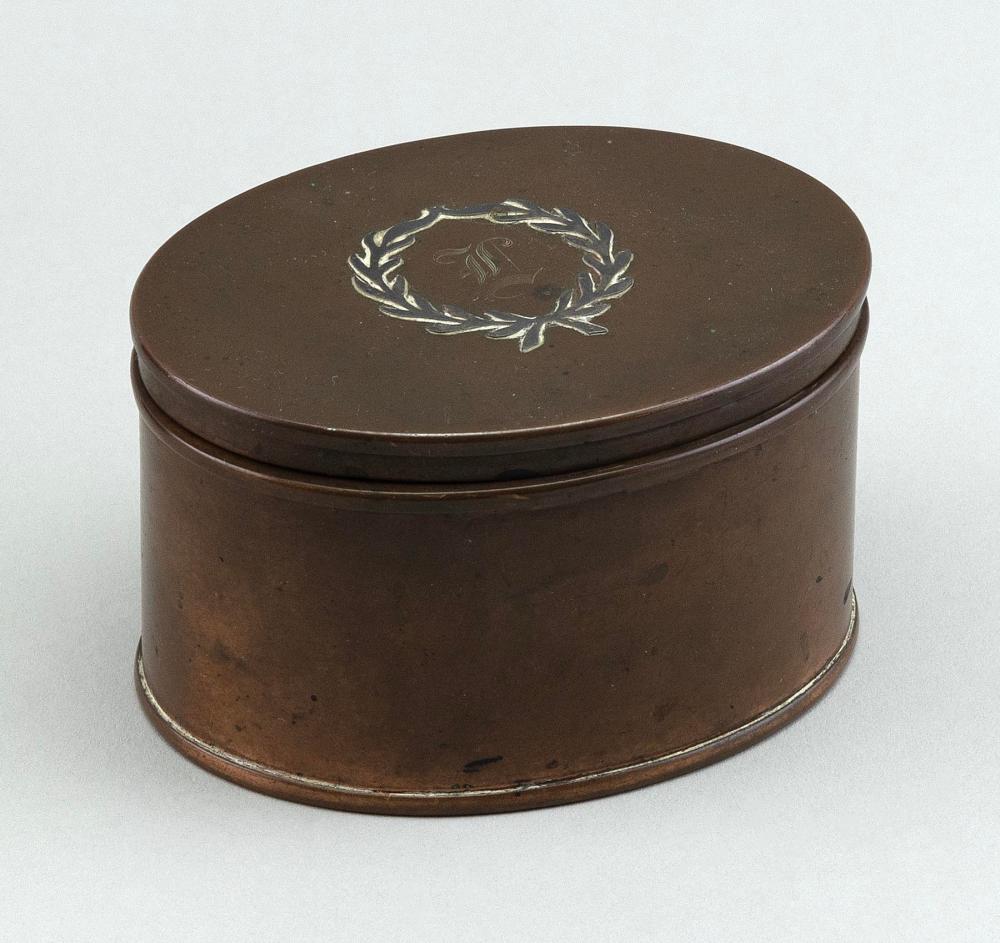 HEINTZ COPPER INKWELL EARLY 20TH
