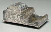 Heintz ink stand, sterling on