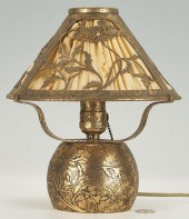 HEINTZ METAL ARTS BOUDOIR LAMP