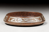 HEINTZ STERLING ON BRONZE ASHT