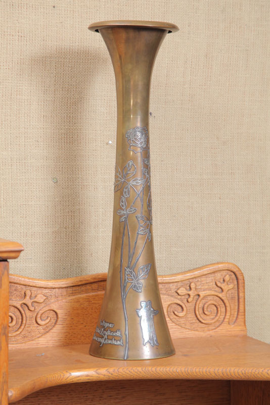 HEINTZ TROPHY. Sterling on bronze