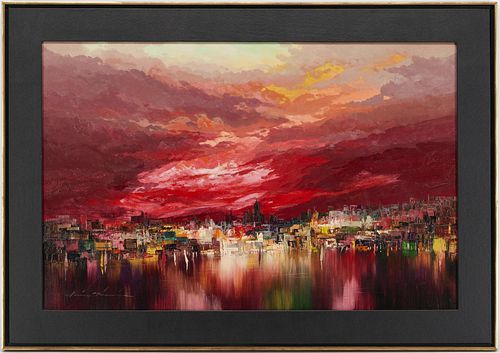 HEINZ MUNNICH O/C ABSTRACT