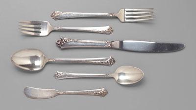 Heirloom Damask Rose sterling