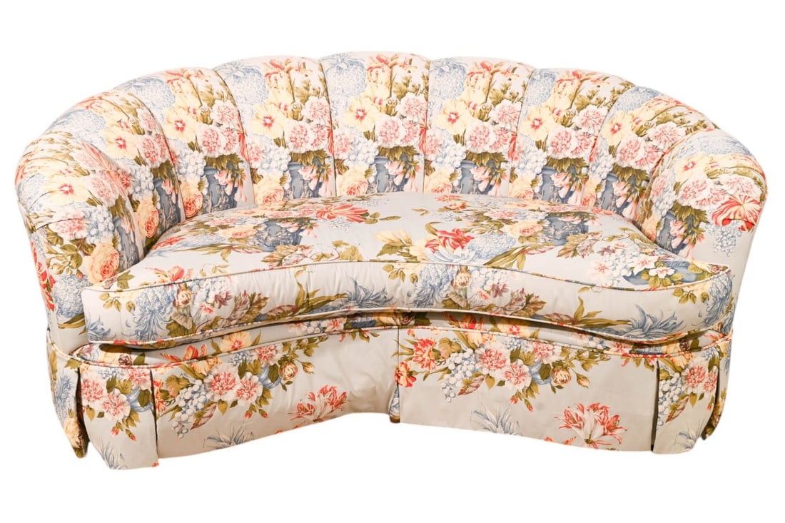 HEIRLOOM FURNITURE CURVED FLORAL