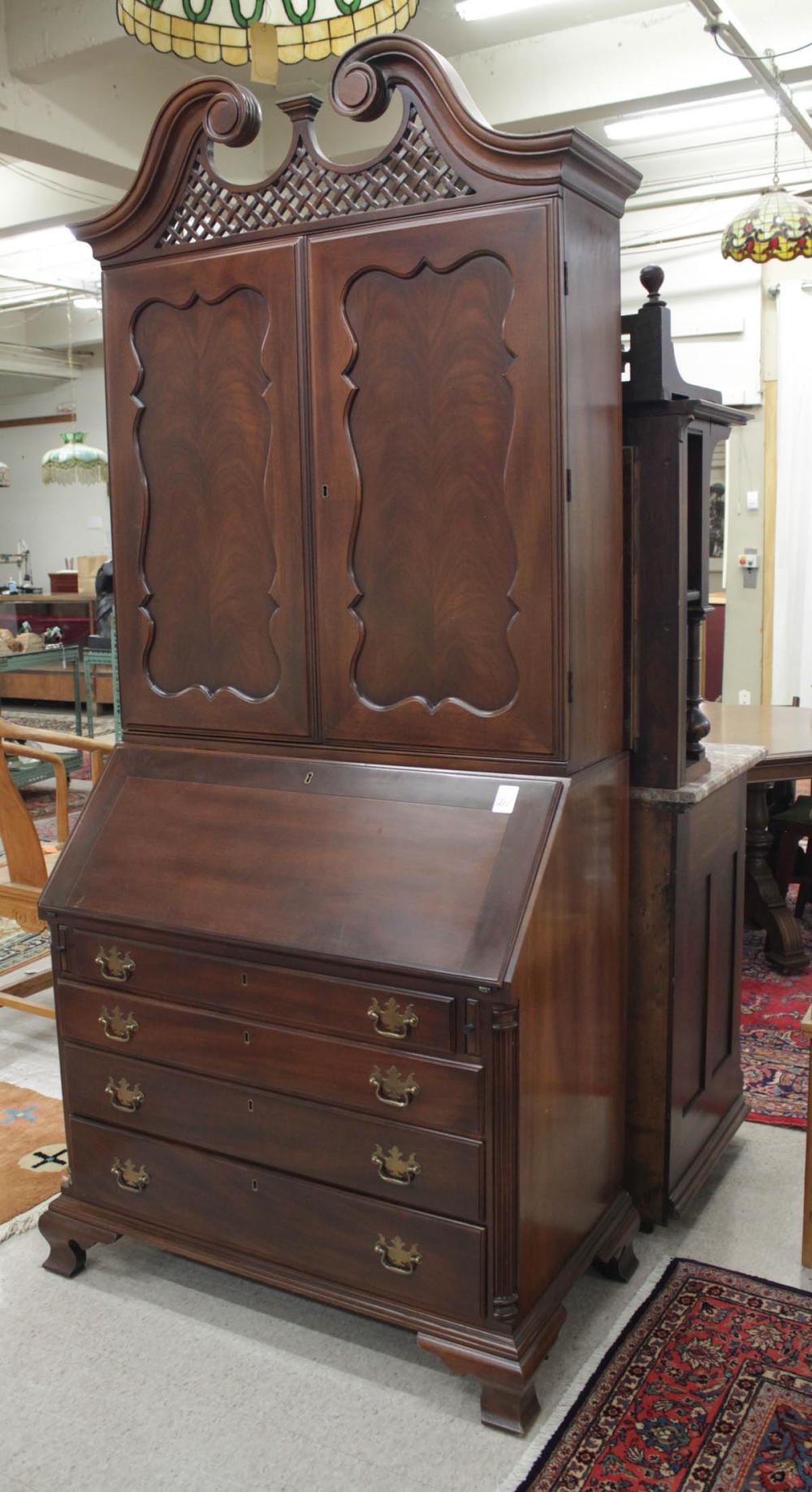 HEIRLOOM MAHOGANY SECRETARY