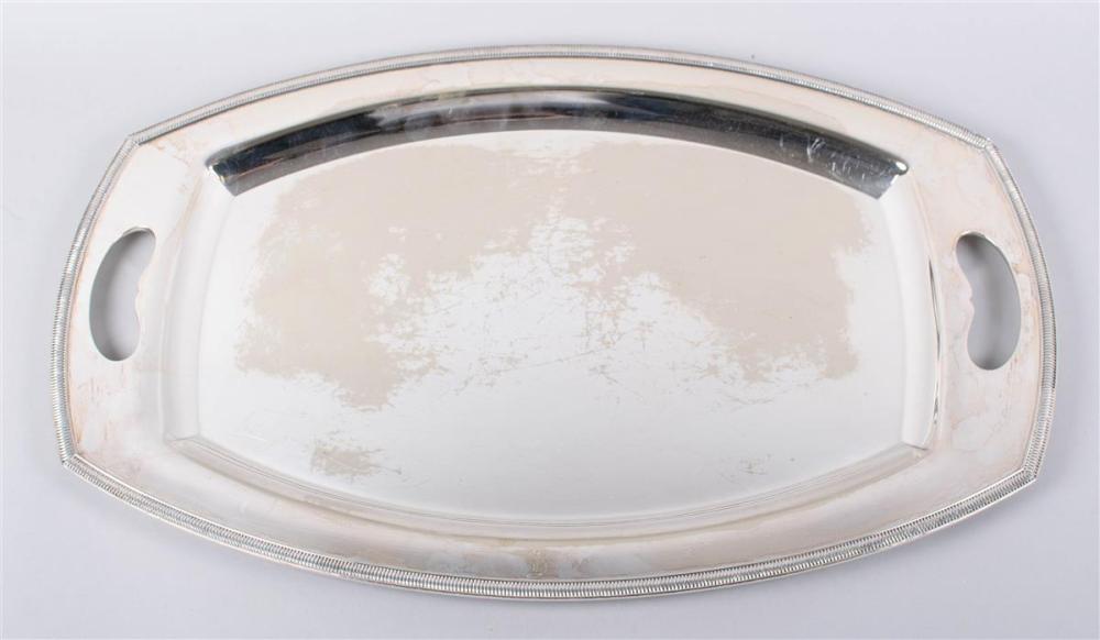 HEIRLOOM SILVERPLATED TRAY,