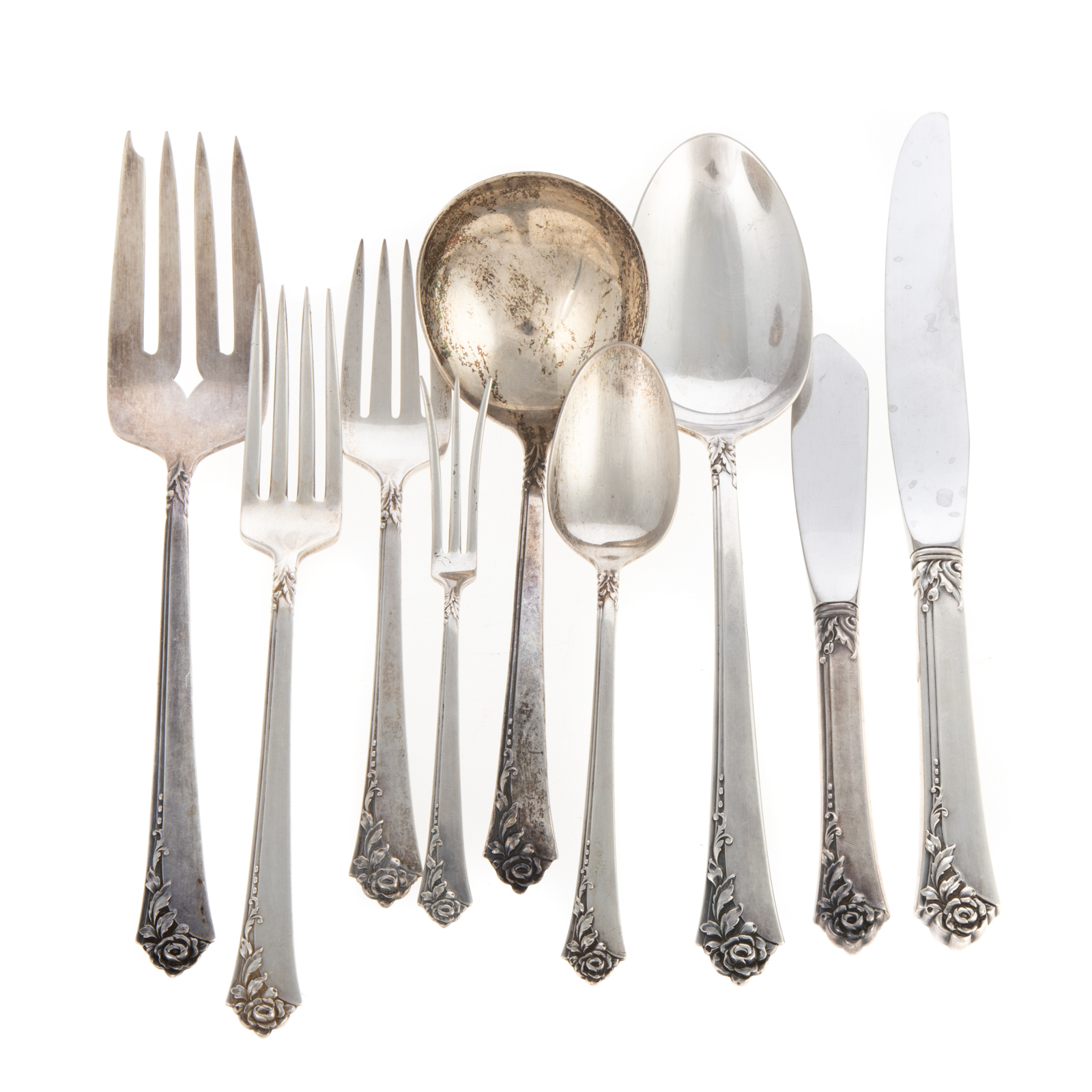 HEIRLOOM STERLING "DAMASK ROSE"