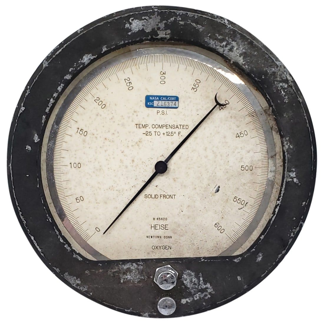 HEISE FOR NASA OXYGEN PRESSURE