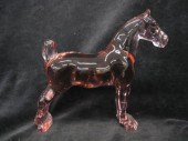 Heisey Glass Lavender Ice Hors