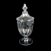 HEISEY GLASS LIDDED CANDY JARA