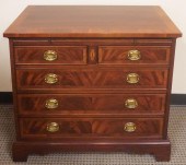 HEKMAN INLAID MAHOGANY SIDE CH