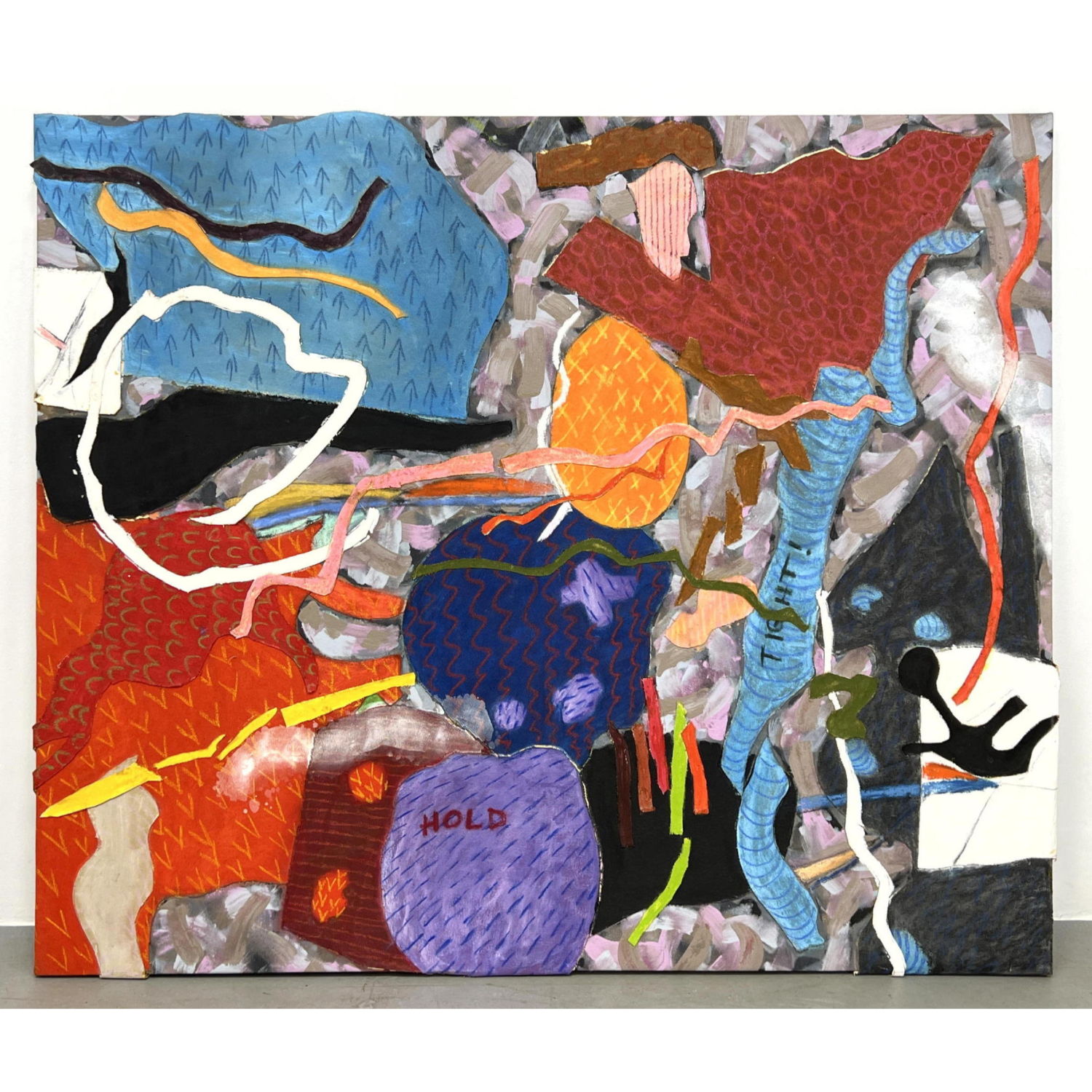 HELEN BERSHAD 1986 "Hold Tight" Oil