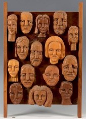 HELEN BULLARD FOLK SCULPTURE C