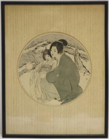 HELEN HYDE (1868-1919) WOODBLOCK