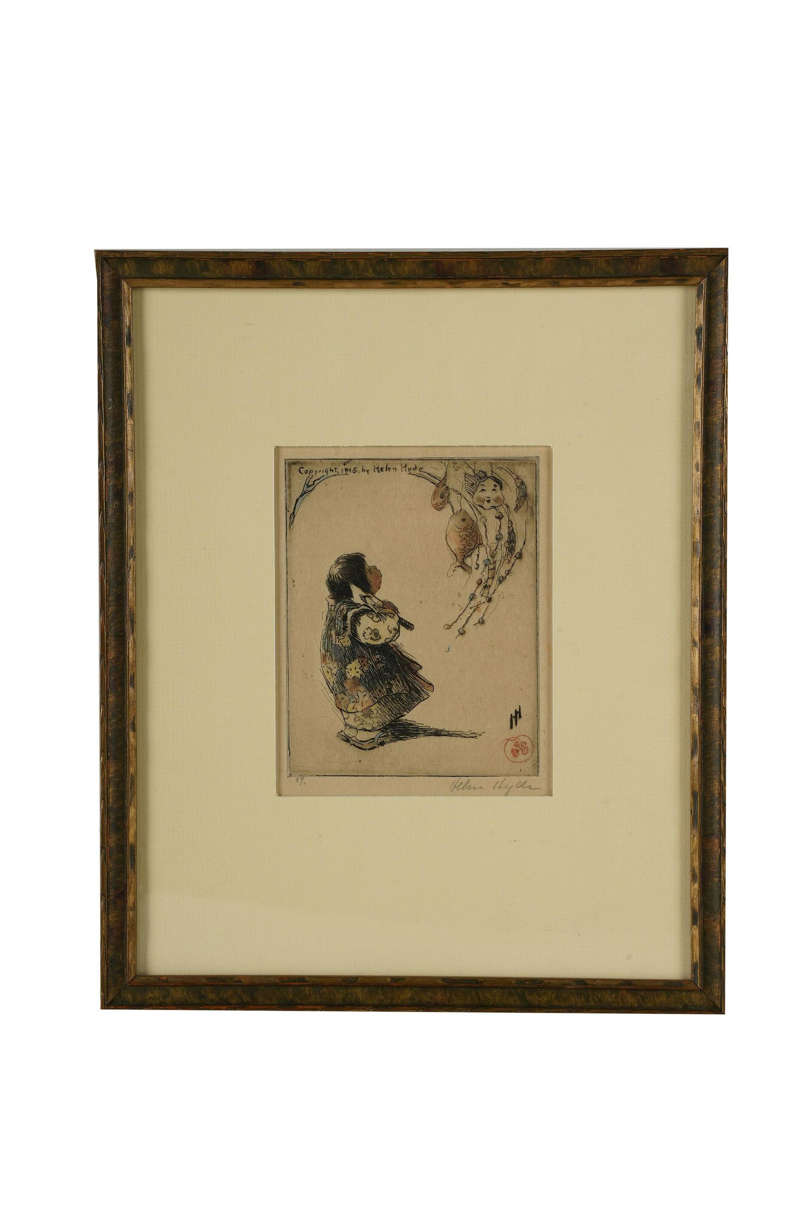 HELEN HYDE: CHILD1915; colored