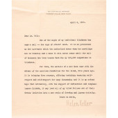 HELEN KELLER ASKS PORTRAIT PAI