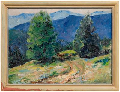Helen M. Woodward painting