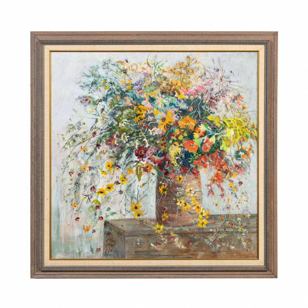HELEN OXFORD, FLORAL STILL LIFE,