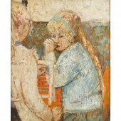 HELENE GIROD DE L'AIN, OIL ON