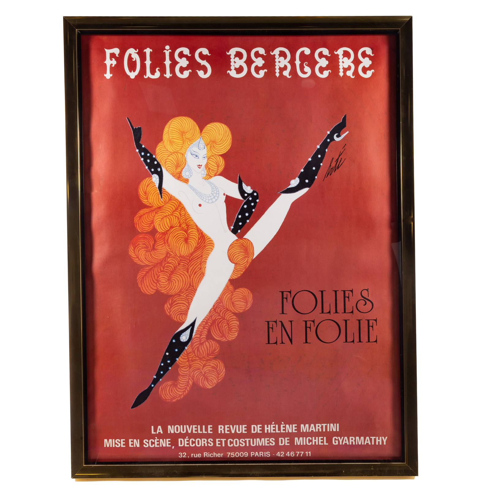 HELENE MARTINI. "FOLIES BERGERE,"