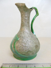 HELIOSINE ZSOLNAY PITCHER, IN