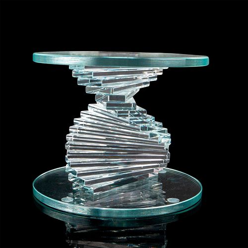 HELIX SPIRAL MODERN GLASS BASEA