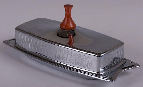 HELLERWARE CHROME MODERN BUTTER