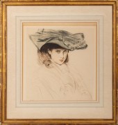 HELLEU "PORTRAIT OF ELLEN HELL