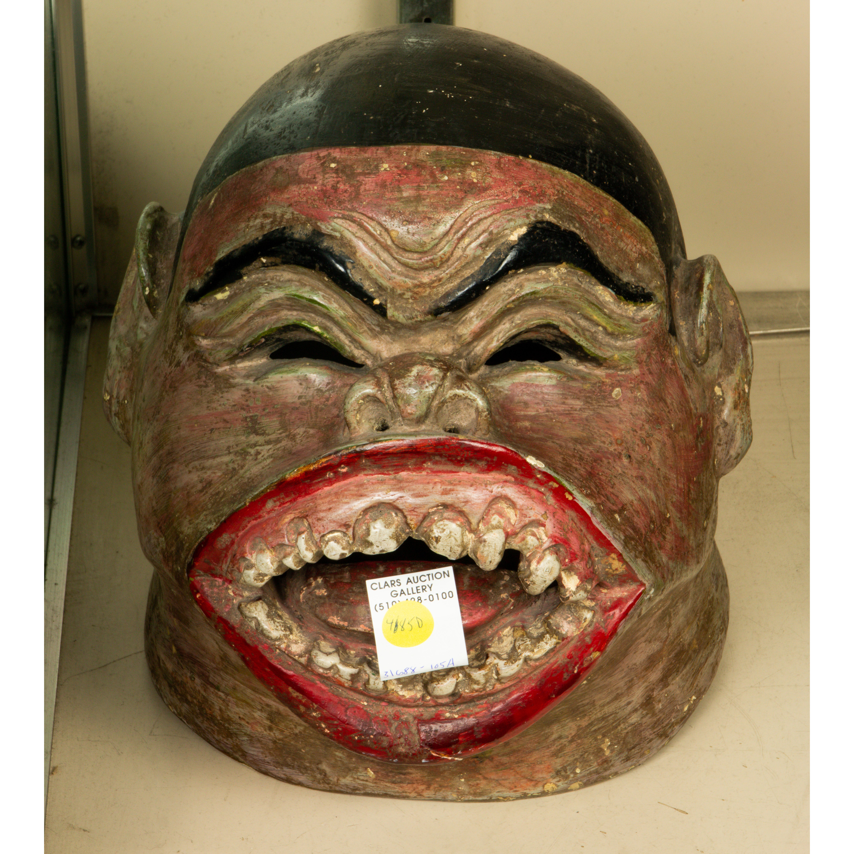 HELMET MASK WITH AGGRESSIVE