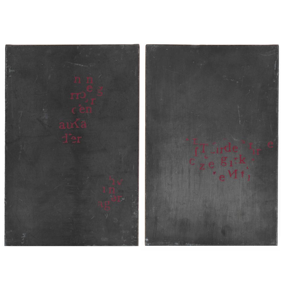 HELMUT LöHR, DIPTYCH WITH