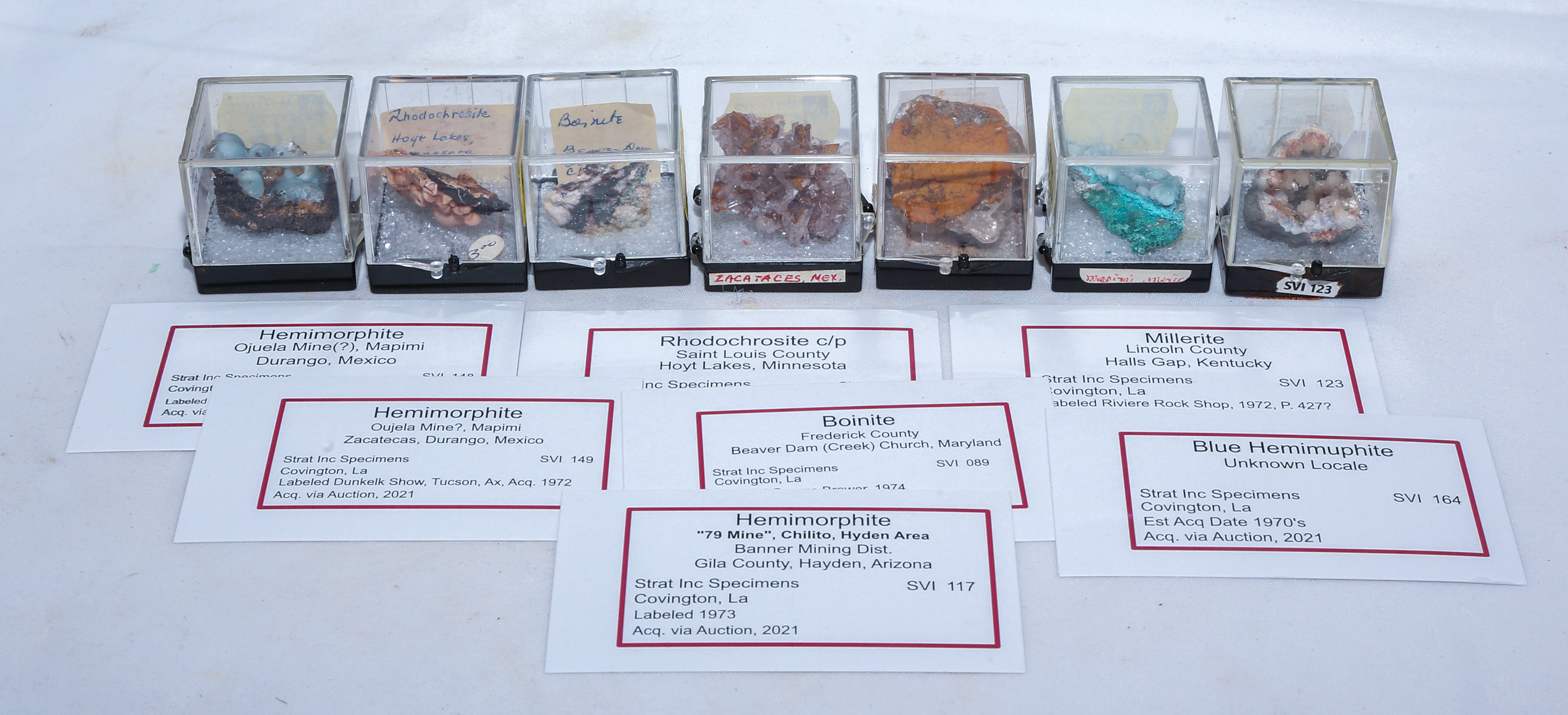HEMIMORPHITE & OTHER MINERAL