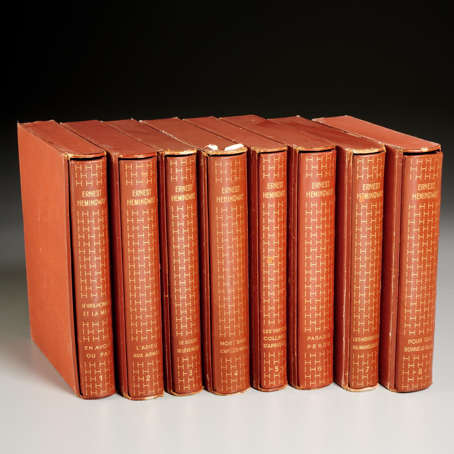 HEMINGWAY, (8) VOLS, OEUVRES