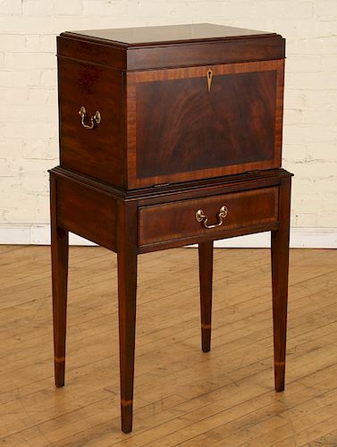 HENKEL HARRIS MAHOGANY SILVER CHEST