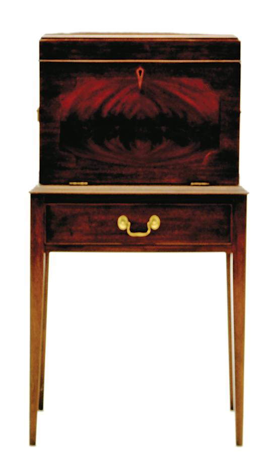 Henkel Harris walnut silver chest