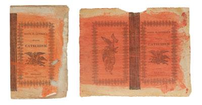 Henkel imprints, some colored,