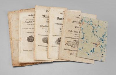 Henkel Synod imprints, all North