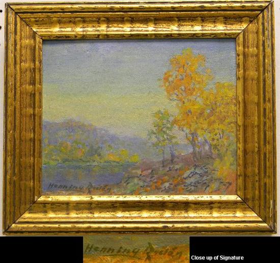 Henning Ryden (1869 - 1939)  oil on