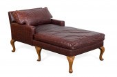 HENREDON ALLIGATOR PATTERN LEA