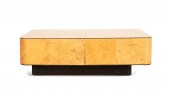 HENREDON BURLED WOOD STORAGE C