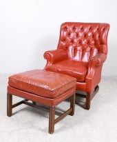 Henredon Chippendale style lea