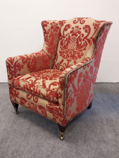 HENREDON FABRIC UPHOLSTERED WI